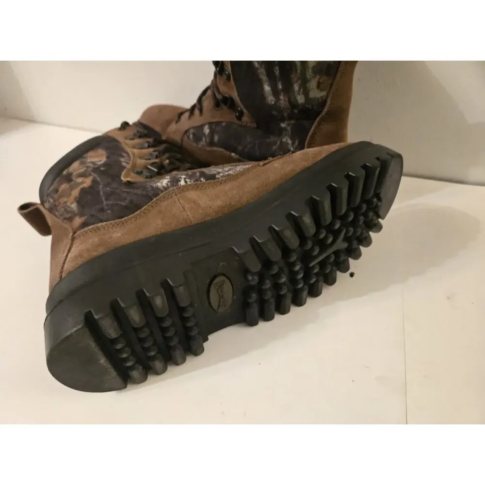 AdventuRidge Outdoor Boots Mens Size 9; Thinsulate Waterproof Leather Camo